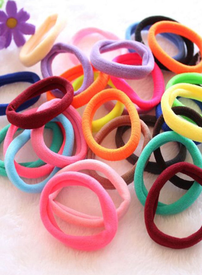 Voberry 50-Piece Hair Ties Band Set Assorted Multicolour 20 x 9 x 4cm  - Image 3