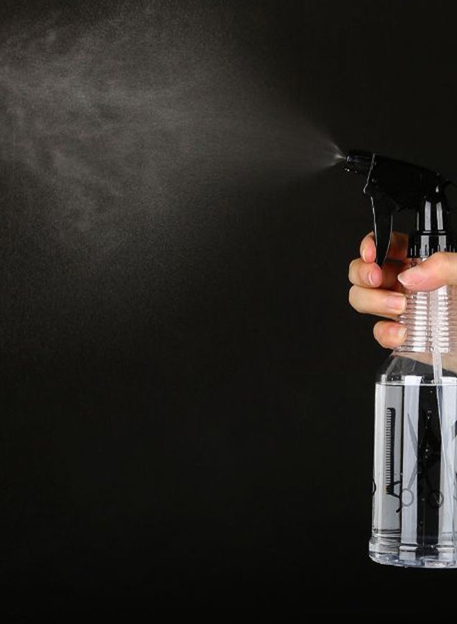 Voberry Hairdressing Water Spray Bottle Clear/Black - Image 5