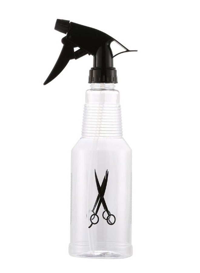 Voberry Hairdressing Water Spray Bottle Clear/Black - Image 1