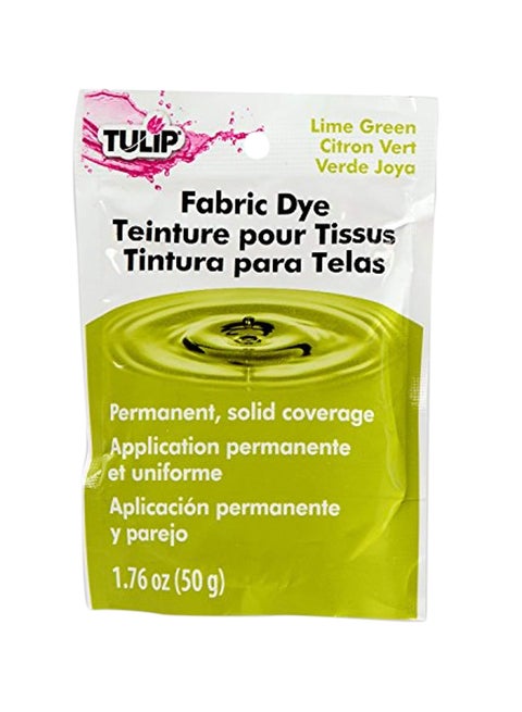 Permanent Fabric Dye Lime Green