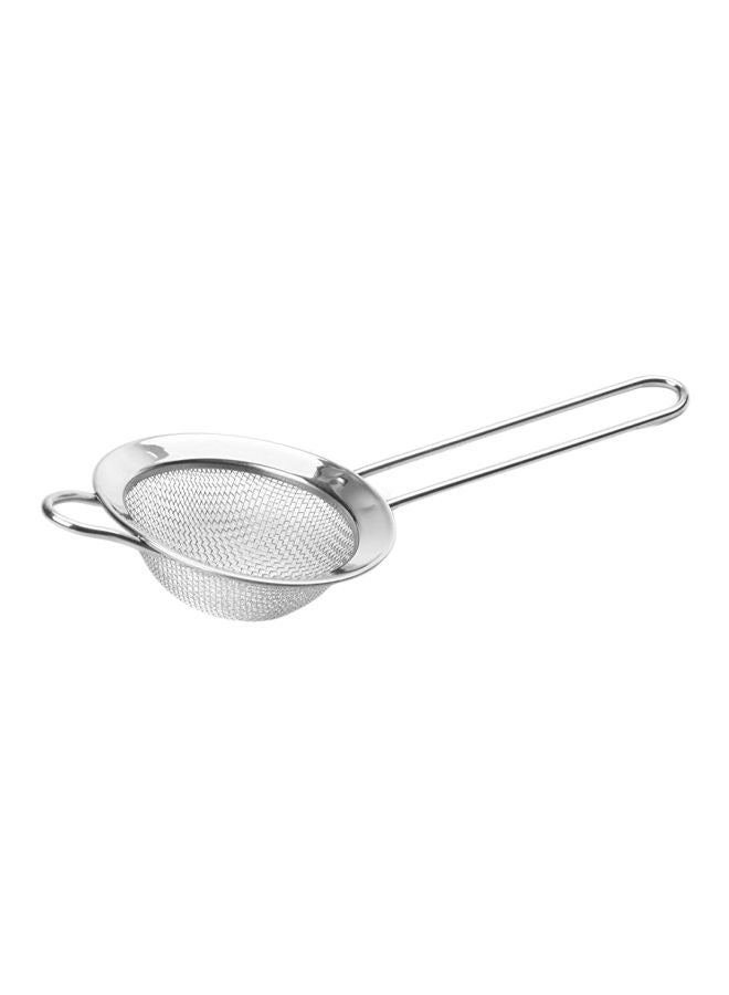 Farm to Table Stainless Steel Mesh Strainer Silver 1.4x3.4x8.7inch  - Image 1
