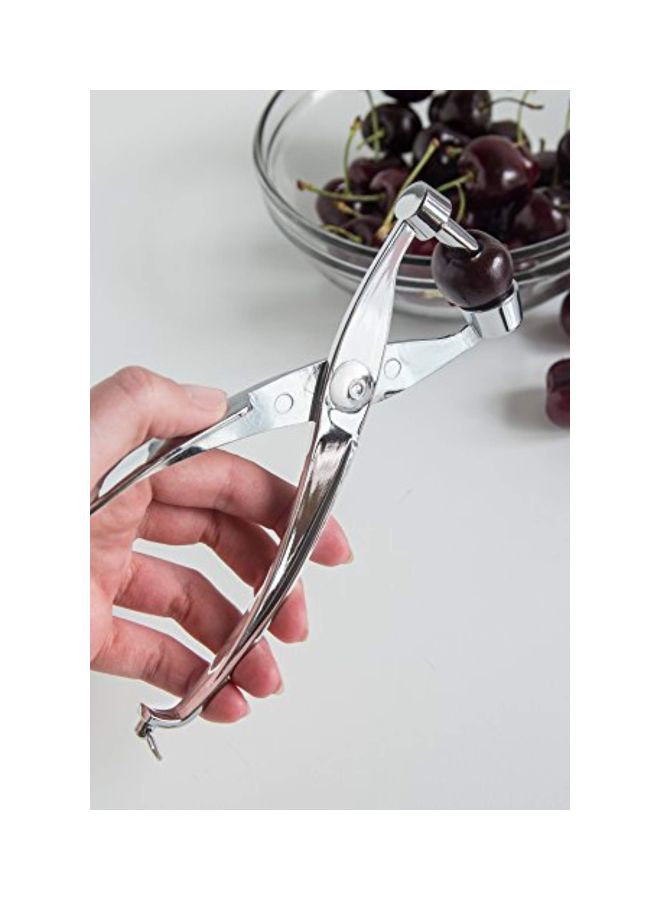 فور رن أداة نزع نوى الكرز مصنوعة من سبيكة الزنك أسود/ فضي 0.5x1.5x7.5بوصة - Image 3