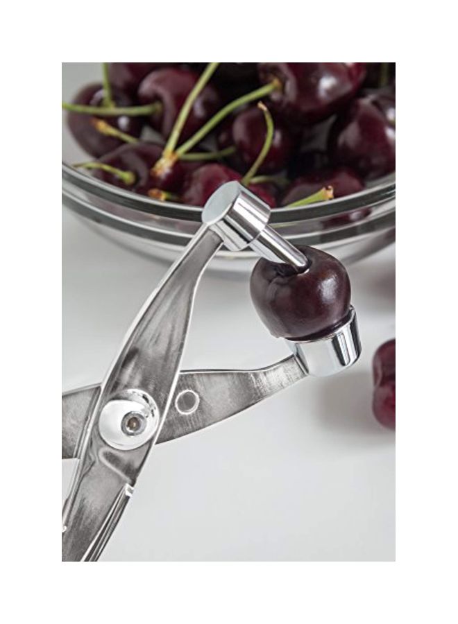 فور رن أداة نزع نوى الكرز مصنوعة من سبيكة الزنك أسود/ فضي 0.5x1.5x7.5بوصة - Image 4