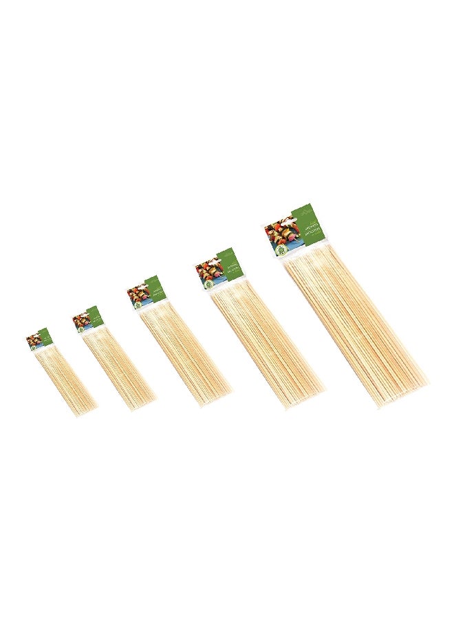 Fox Run - 300-Piece Bamboo Skewer Set Beige 0.8x4x5.6inch - Image 1