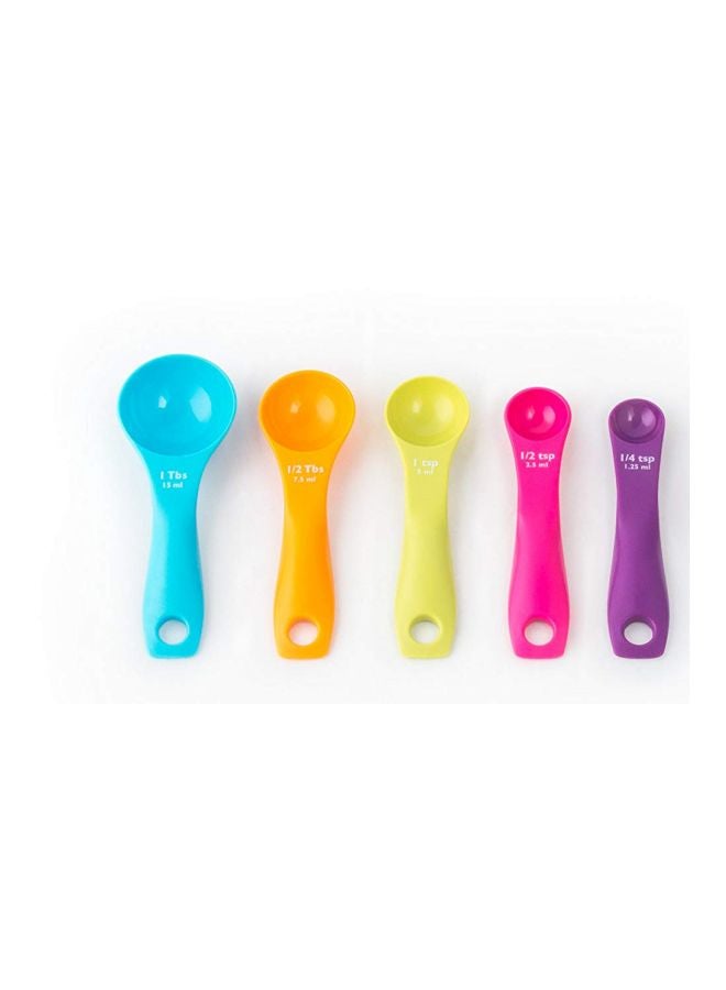 Fox Run 5-Piece Measuring Spoon Set Multicolour 2x5x1.75inch - Image 2