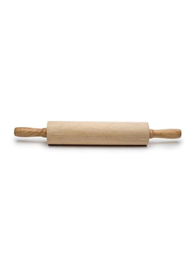 Fox Run - Wooden Rolling Pin Beige 11.75x2.75inch - Image 1