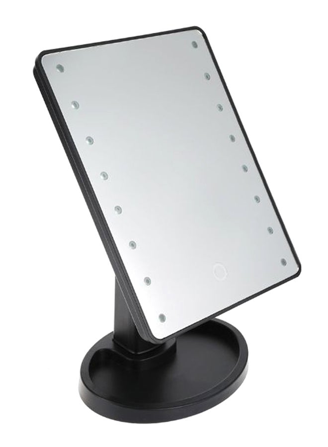 LED Touch Screen Makeup Mirror Black/Clear - Image 1