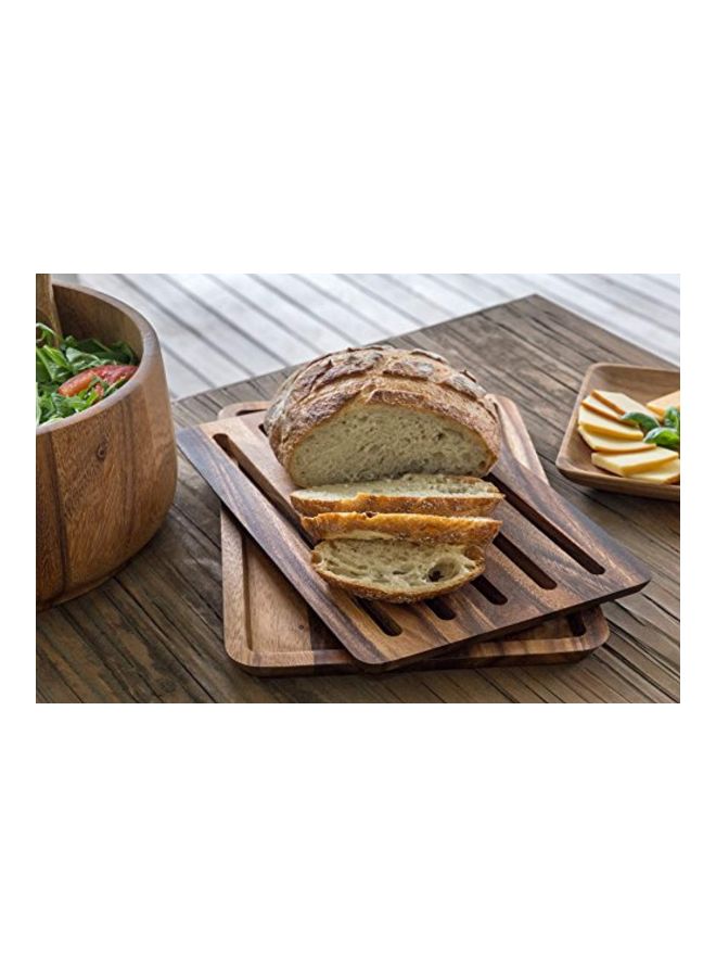 Ironwood Gourmet - Nesting Bread Board With Crumb Catcher Brown 0.1 x 0.1 x 0.1inch - Image 1