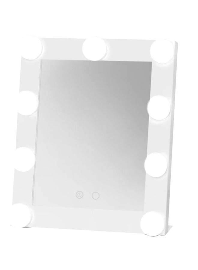 LED Model Portable Makeup Mirror White/Clear - Image 1