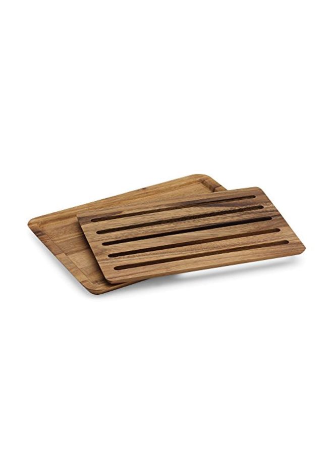 Ironwood Gourmet - Nesting Bread Board With Crumb Catcher Brown 0.1 x 0.1 x 0.1inch - Image 1