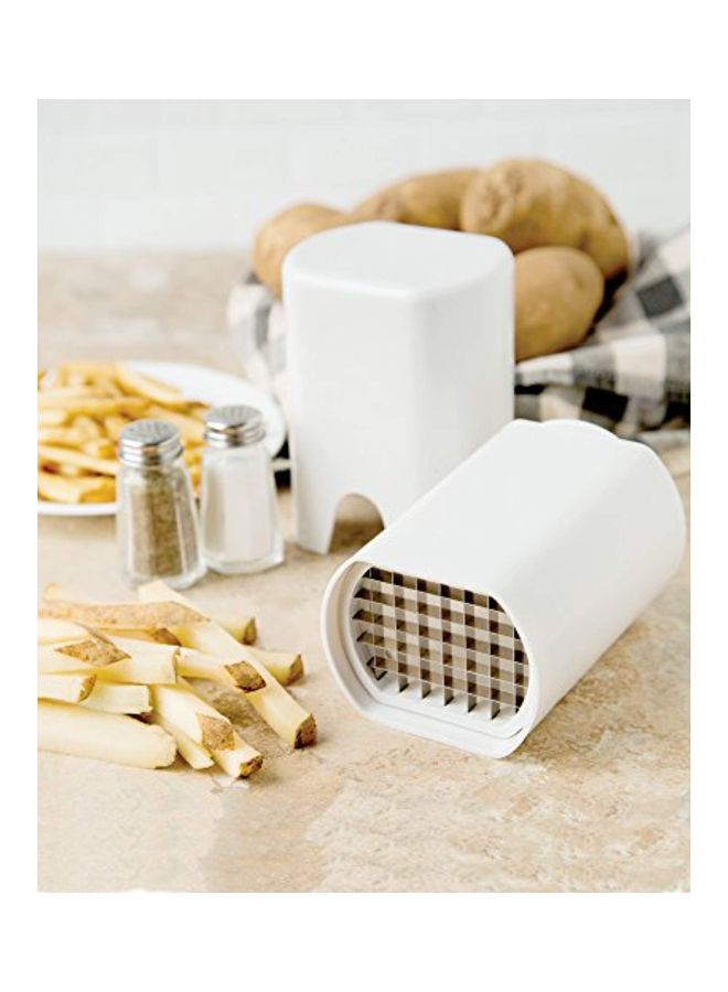 Fox Run - Potato Cutter White/Silver 5.5x4x3.5inch - Image 1