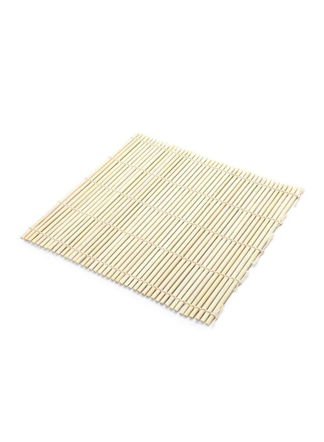 Fox Run - Square Sushi Mat Beige/White 9x9inch - Image 1