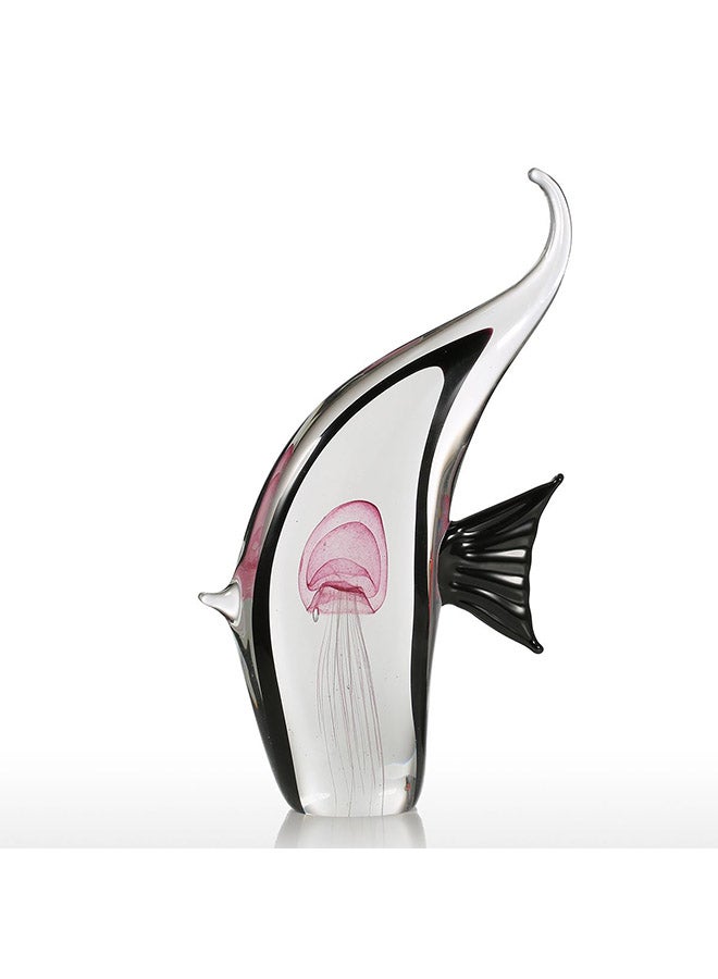 TOOARTS Elephant Fish Glass Sculpture Multicolour 2.708kg  - Image 2