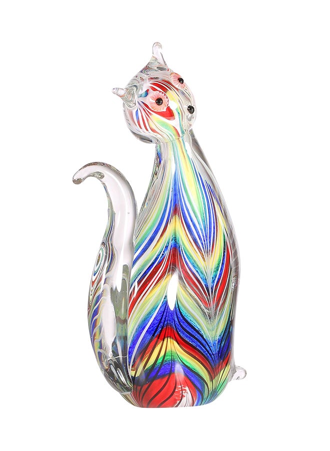TOOARTS Kitten Gift Glass Ornament Multicolour 1.98kg - Image 1