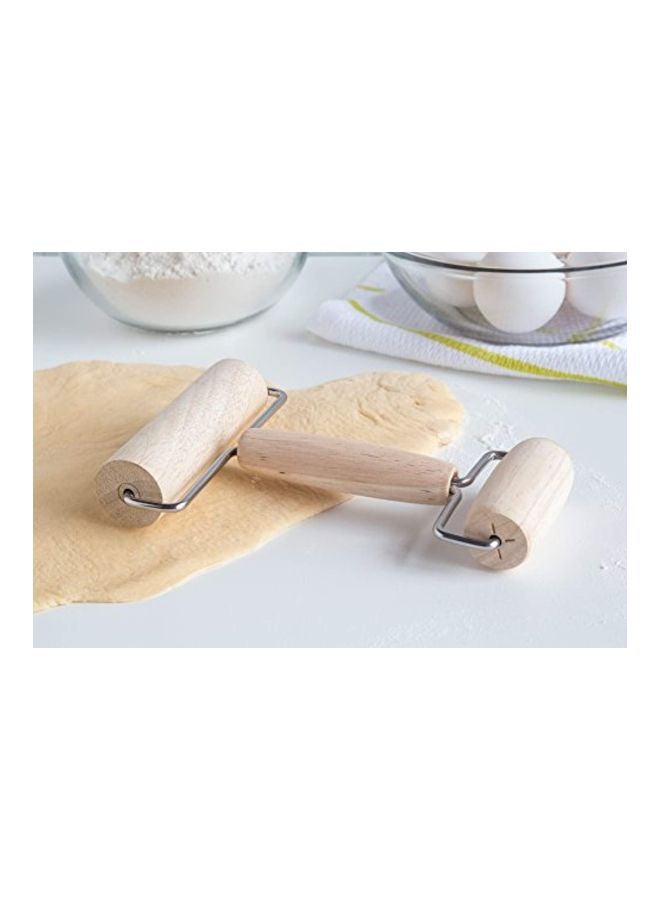 Fox Run Double Ended Pastry And Pizza Roller Beige 1.25x4.5x7inch  - Image 5
