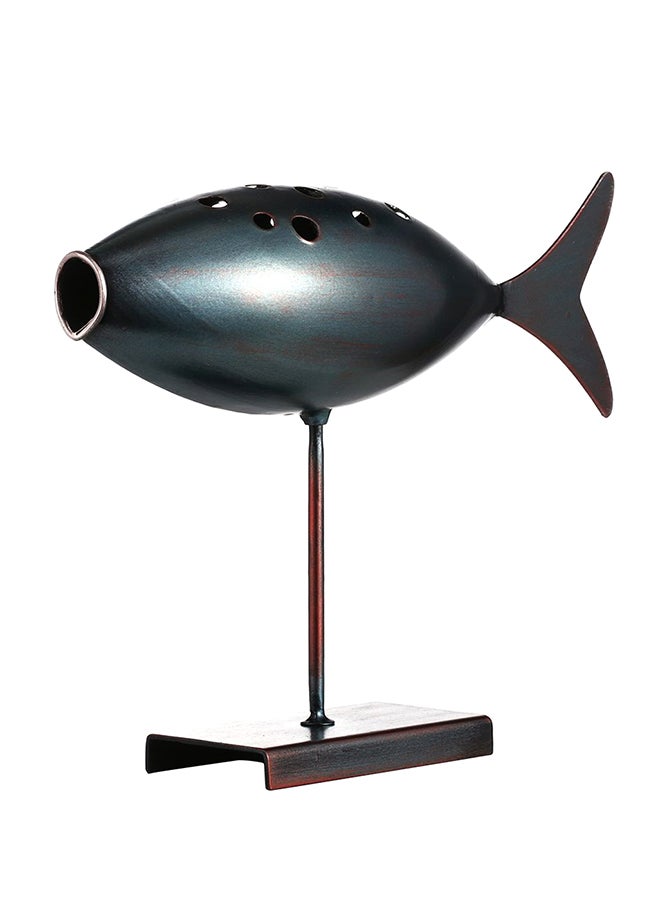 TOOARTS Submarine Fish Metal Sculpture Grey 0.52kg - Image 1
