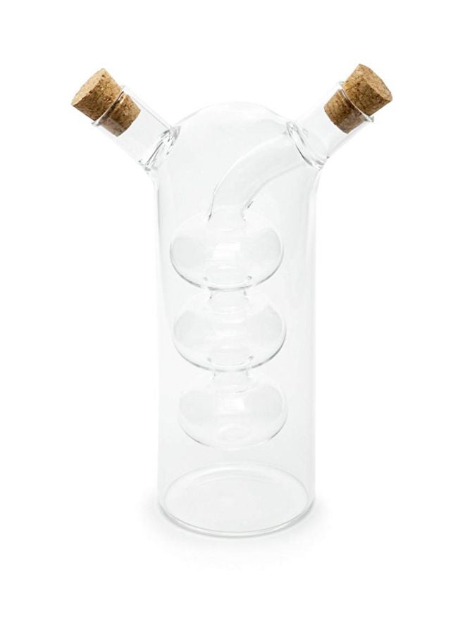 Fox Run Oil And Vinegar Bottle Bubbles Yellow/Red/Clear 3.2x4.8x8.6inch - Image 3