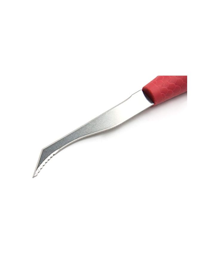 Fox Run Stainless Steel Shrimp Knife Silver/Red 1.2x3.5x10.6inch - Image 3