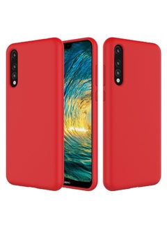 Frosted Soft Case Cover For Huawei P20 Pro Red