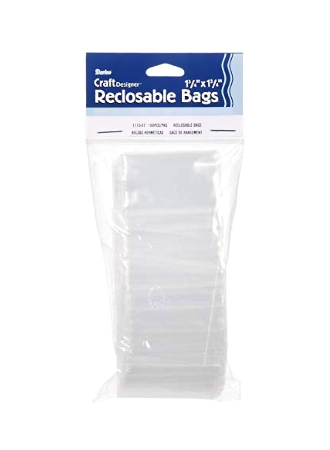 100-Piece Reclosable Storage Bags Clear - v1558011367/N25716442A_1