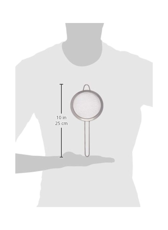 Fox Run Stainless Steel Mesh Strainer Silver 4inch - Image 5