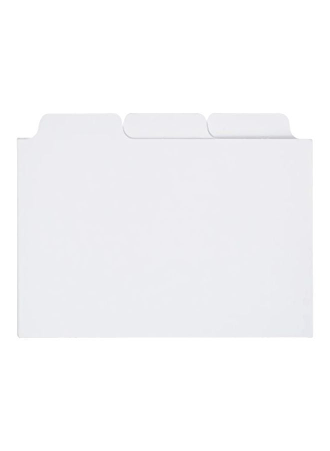 Advantus - 12-Piece Cropper Hopper Photo Case Refill Cards White - Image 1