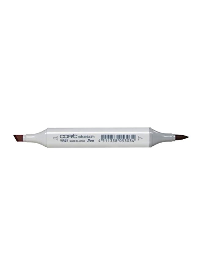 Replaceable Nib Sketch Marker Orange/White
