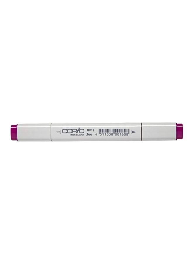 Marker With Replaceable Nib Red Violet