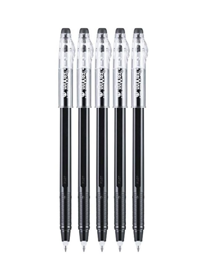 PILOT Pack Of 5 Color Sticks Erasable Gel Pens Black/White - Image 2