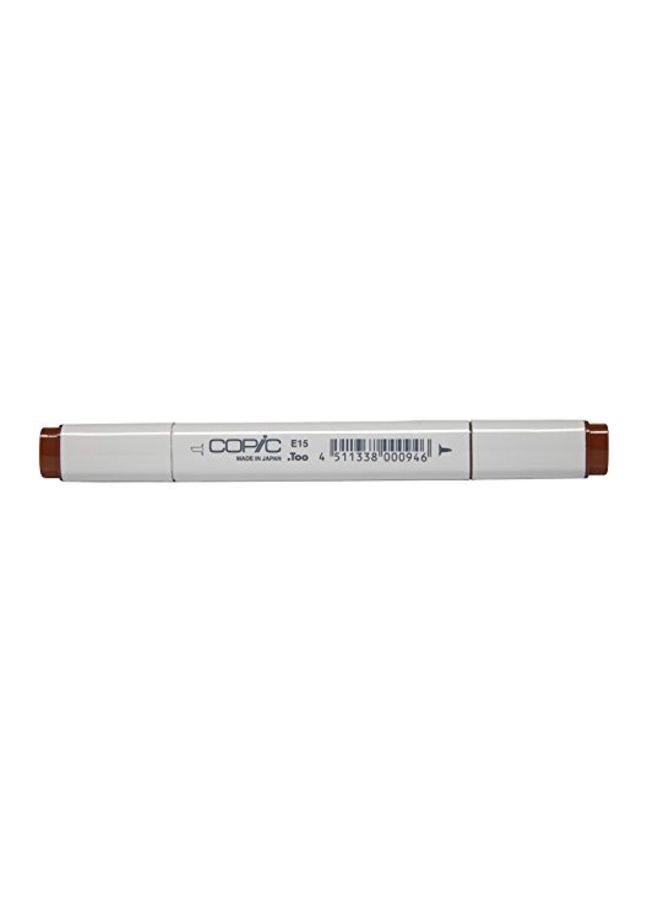 Copic Marker Permanent Markers Dark Suntan/White/Grey - Image 1