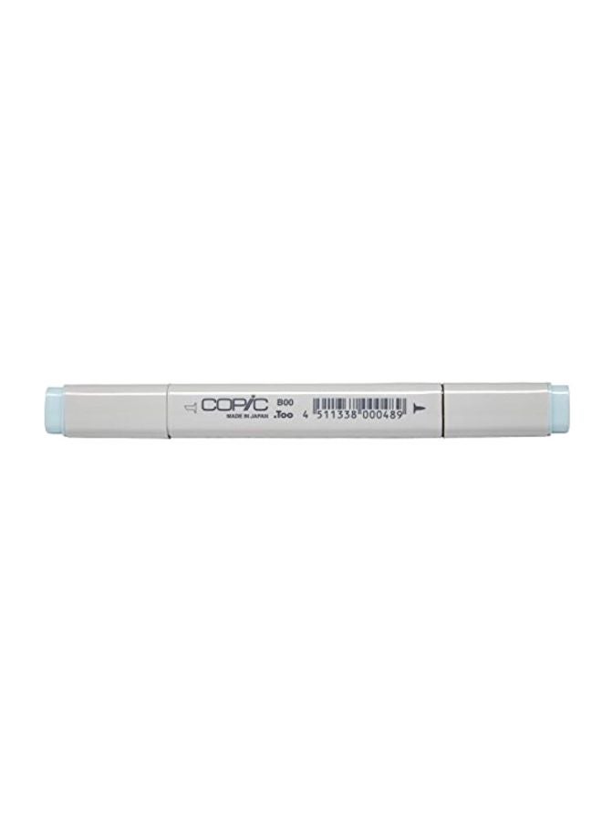 Copic Marker Refillable Permanent Marker White/Frost Blue 