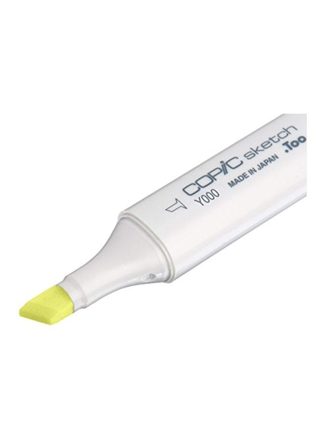 Copic Marker Permanent Sketch Marker White/Pale Lemon - Image 2