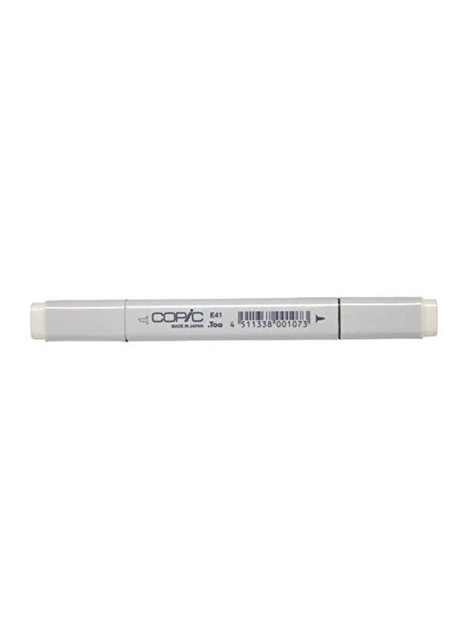 Replaceable Nib Sketch Marker Pearl White/Black