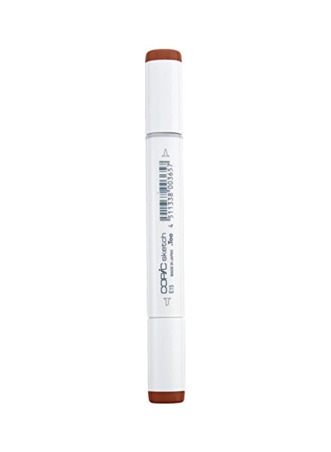 Copic Marker Permanent Sketch Marker Dark Suntan/White/Black - Image 1
