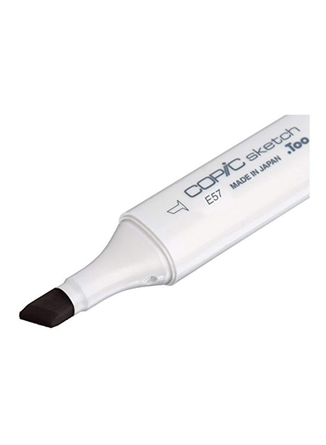 Copic Marker E57-Sketch Permanent Marker White/Light Walnut - Image 2