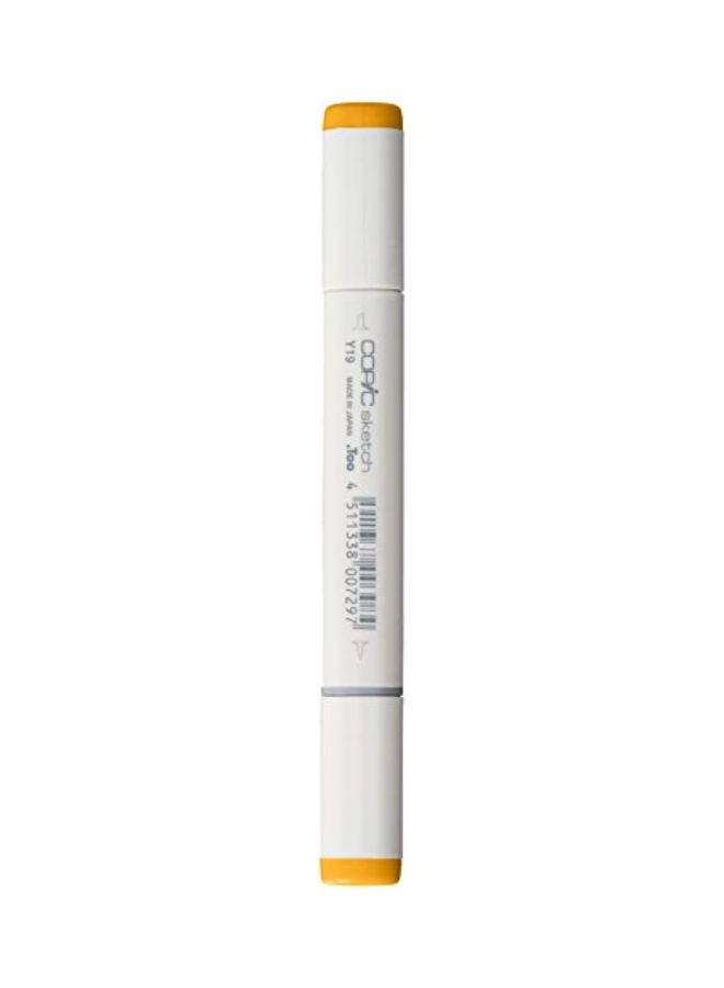 Copic Marker Permanent Sketch Marker Yellow/White - Image 1