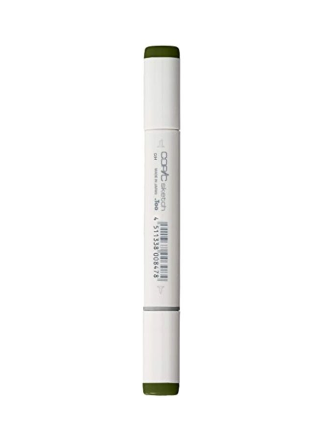 Copic Marker Permanent Sketch Marker Olive/White/Grey  - Image 1