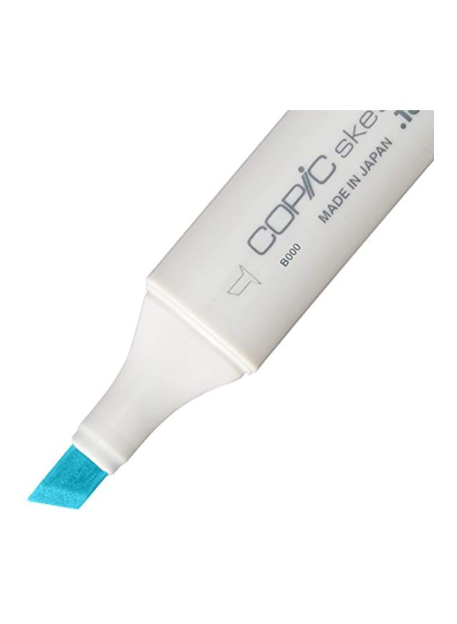 Copic Marker Refillable Permanent Marker White/Pale Porcelain Blue  - Image 3