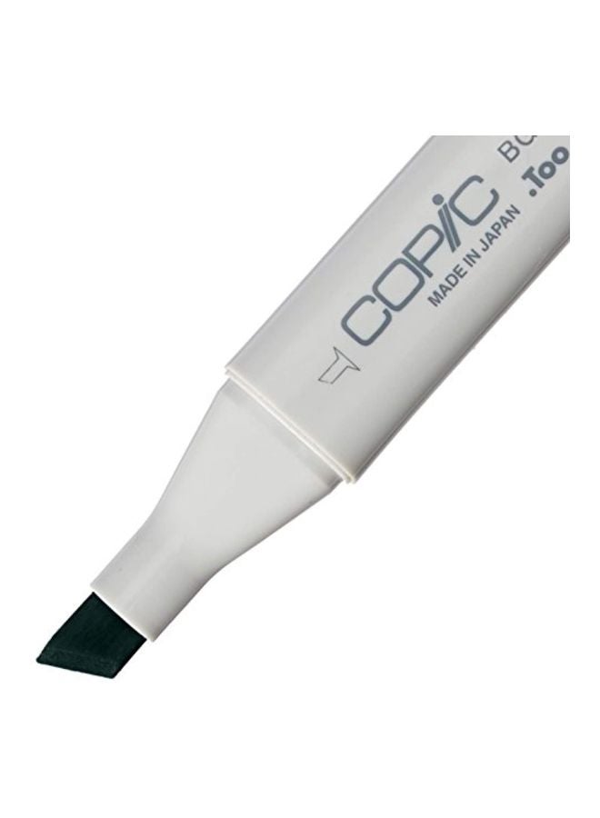 Copic Marker Permanent Marker With Replaceable Nib White/Duck Blue  - Image 3