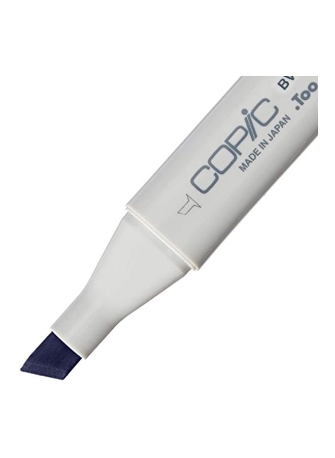 Copic Marker Refillable Permanent Marker White/Blue Berry  - Image 3