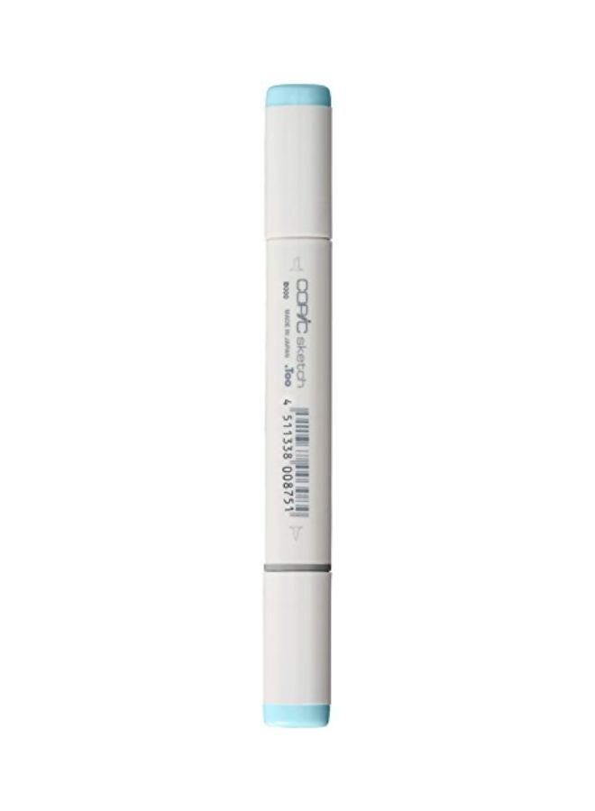 Copic Marker Refillable Permanent Marker White/Pale Porcelain Blue  - Image 1
