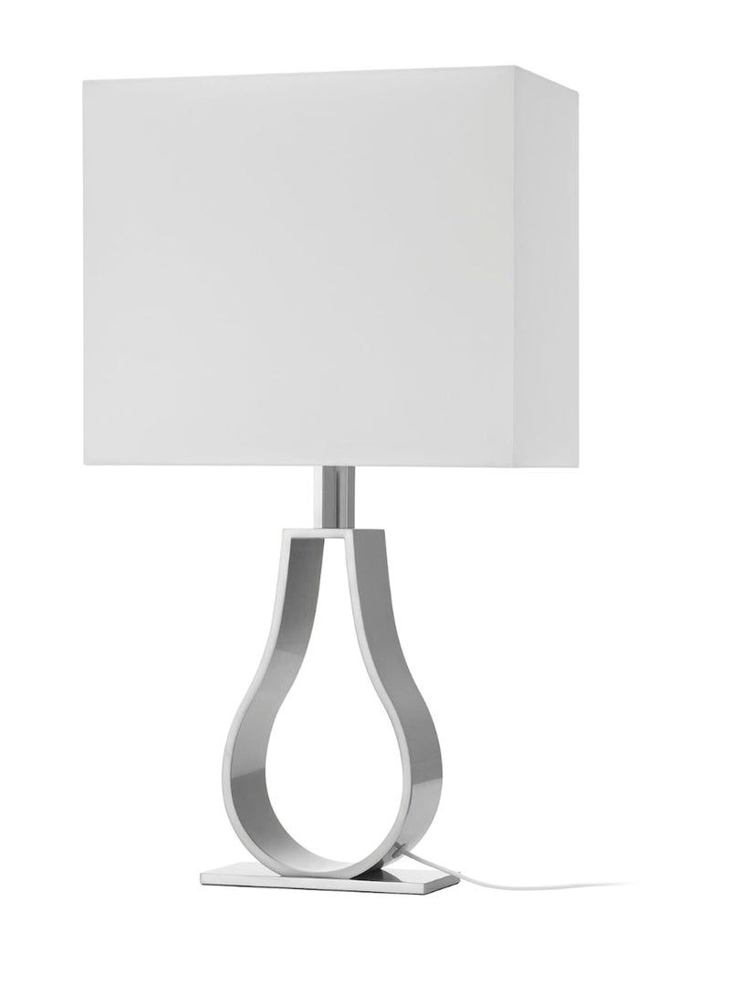 KLABB Table Lamp White/Silver 60centimeter - Image 1
