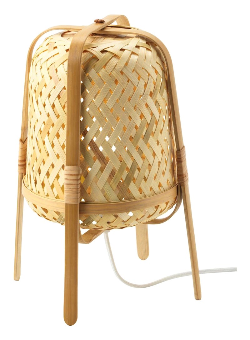 KNIXHULT Bamboo Table Lamp Beige 37cm