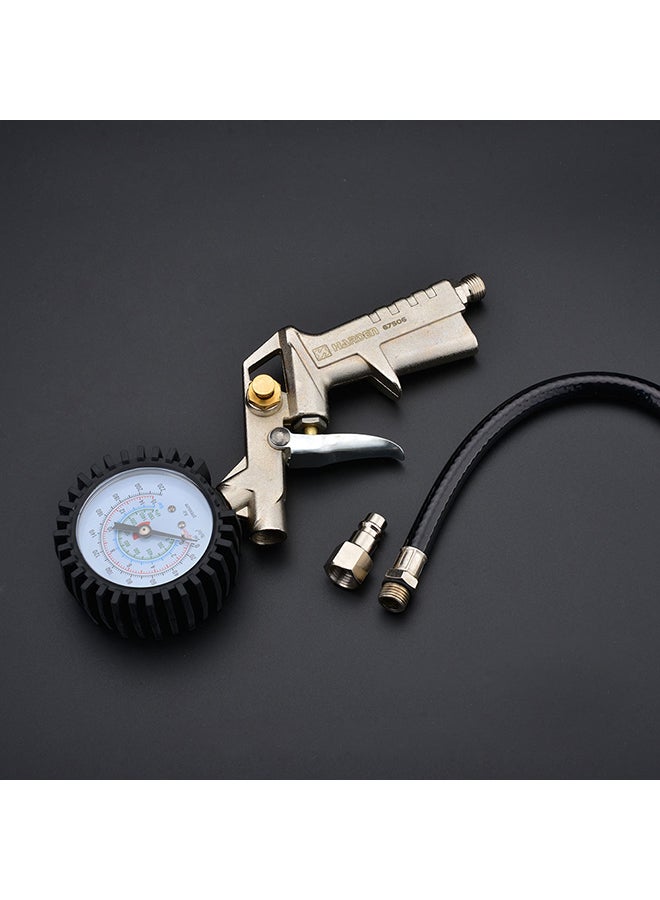Harden 220PSI Tire Pressure Gauge Black/Gold - Image 3