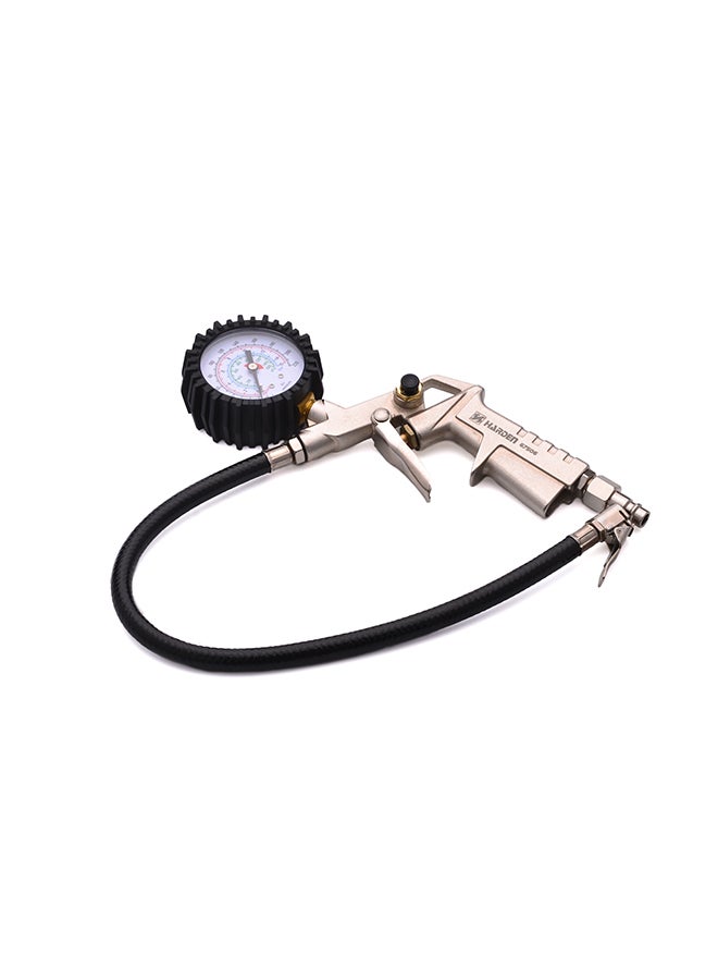 Harden 220PSI Tire Pressure Gauge Black/Gold - Image 1