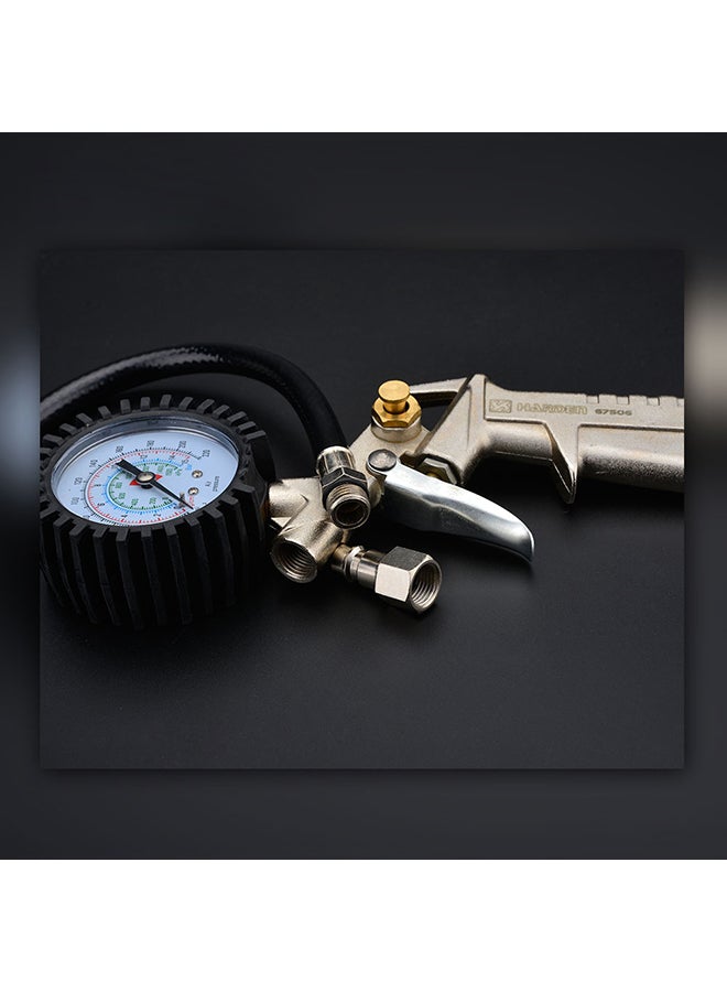 Harden 220PSI Tire Pressure Gauge Black/Gold - Image 4