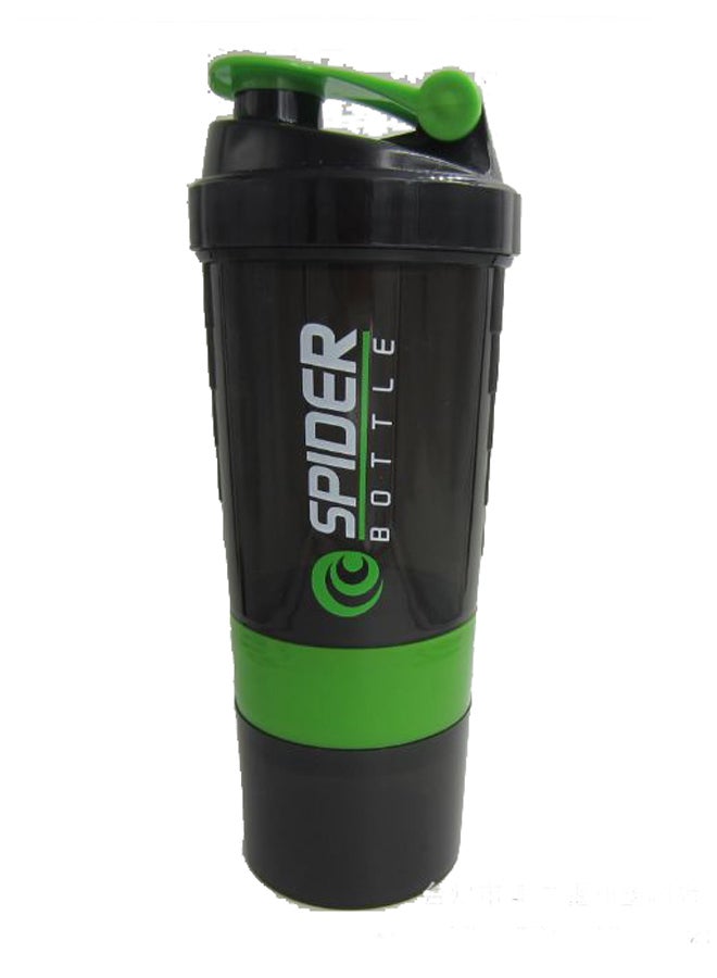 Angel city Custom Fitness Protein Shaker Spider Bottle Black/Green 