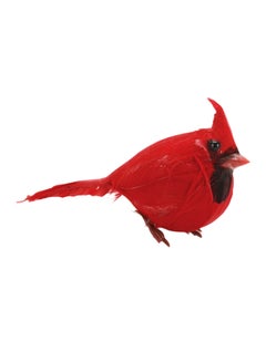 Darice Fat Cardinal Feathered Bird 3.5inch 