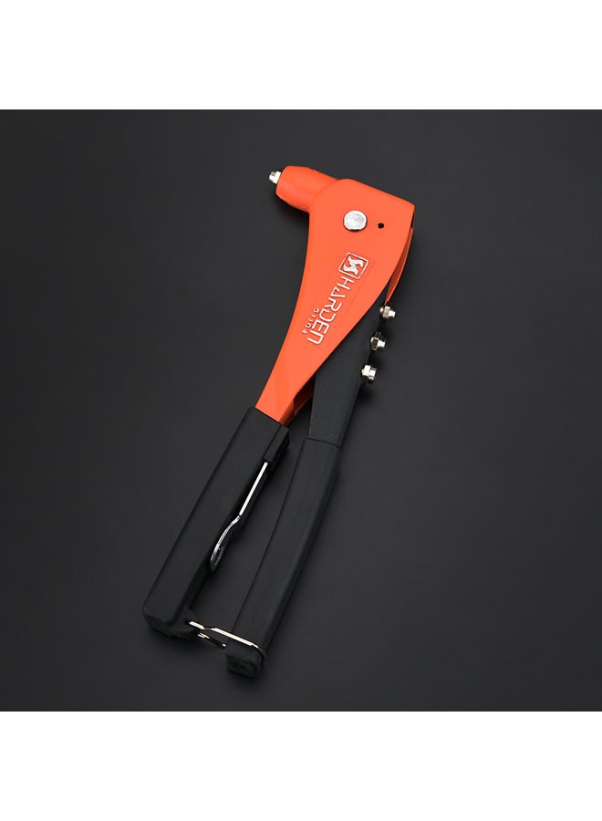 Harden Heavy Duty Hand Riveter Black/Orange 10.5inch - Image 2