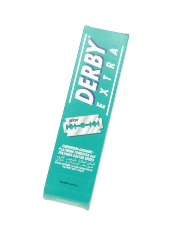 Derby 100-Piece Double Edge Razor Blade Silver 8x1x1inch - Image 4